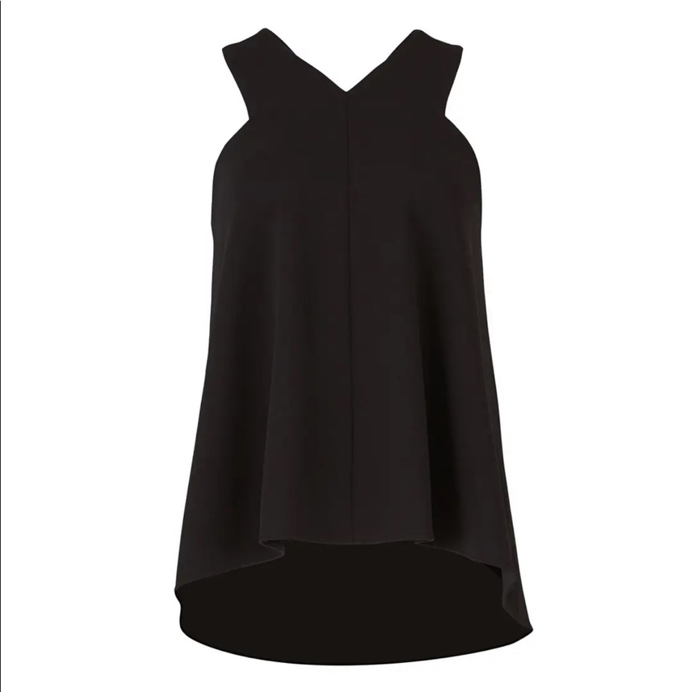 Tibi Black Structured Top